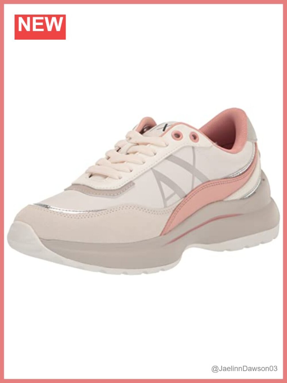 Metallic Embellished Chunky Sole Mid Top Lace Up Sneakers